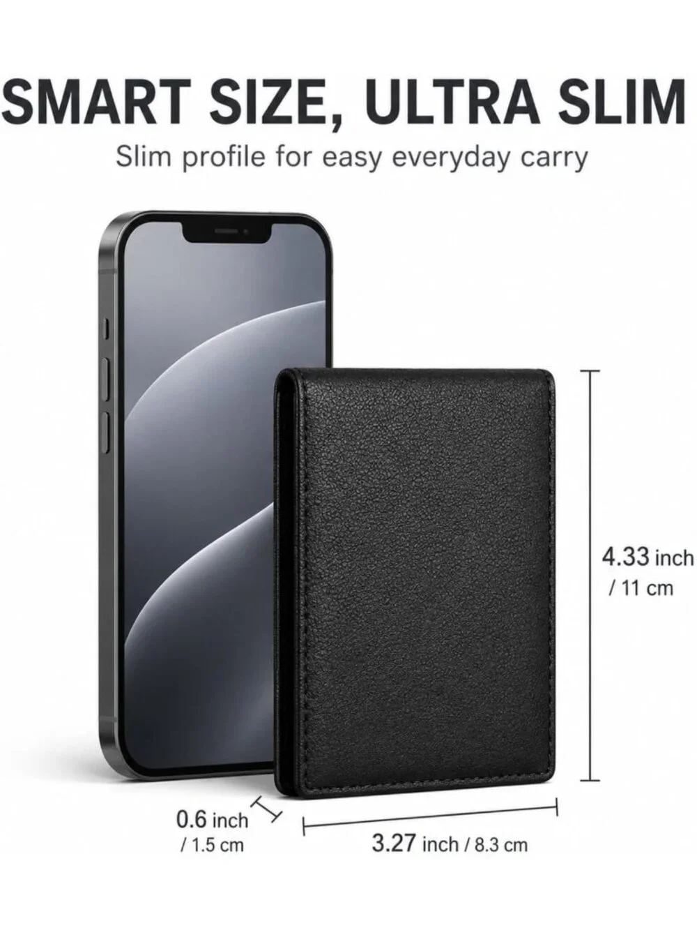 Slim RFID Blocking Genuine Leather Bifold Wallet for Men - Stylish & Functional